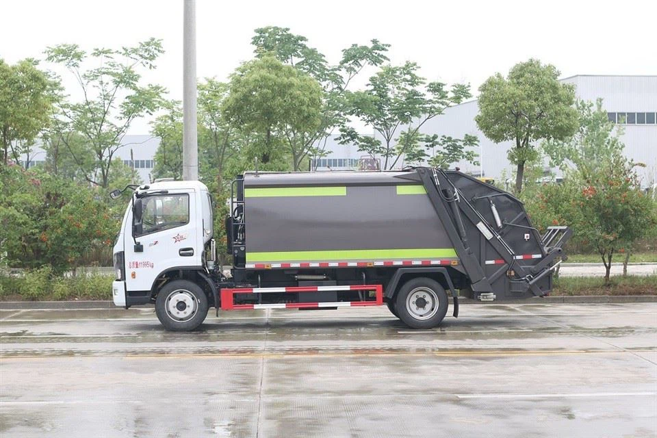 Rear-loading Compactor Garbage Truck (12m³ Compressed Volume) with Automated Hydraulic System