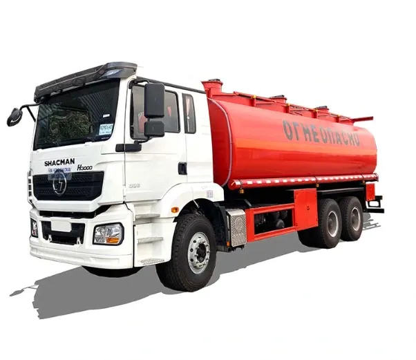 Red Oil Tank Truck
