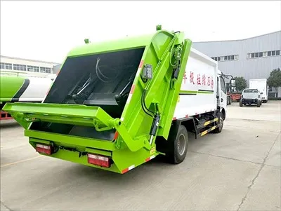 Semi-reboque de transporte de lixo